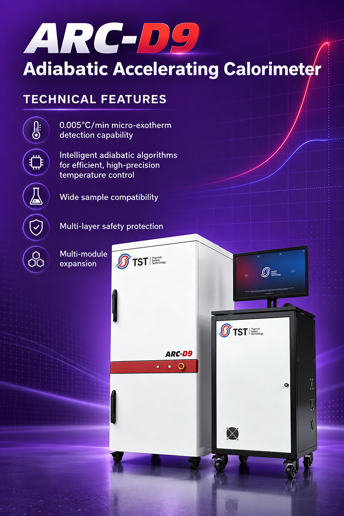 ARC-D9 Adiabatic Accelerating Calorimeter